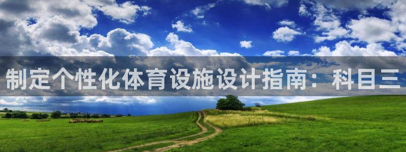 意昂体育3软件：制定个性化体育设施设计指南：科目三