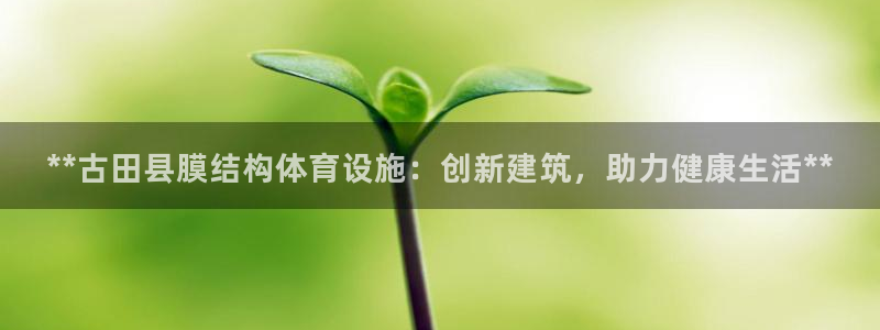 意昂体育3平台：**古田县膜结构体育设施：创新建筑，