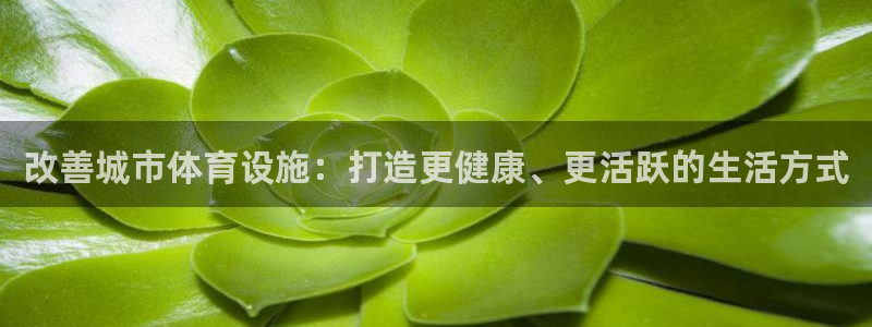 意昂3集团logo：改善城市体育设施：打造更健康、更